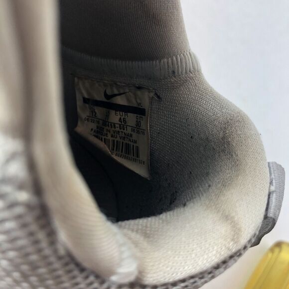 Nike Cleats Baseball Men's Size 12 Mike Trout Max Air Gray White Metal READ B4 - Picture 7 of 16